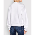 Guess Jeans White Cotton Sweatshirt