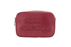 Marc Jacobs Flash Pomegranate Smooth Leather Embossed Camera Crossbody Bag Purse