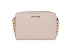 Michael Kors Adult Saffiano Leather East West Crossbody Handbag With 2 Slit Pockets