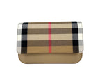 Burberry Small Leather Madison Crossbody Check Bag