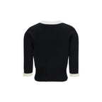 Valentino Black Cotton Cardigan