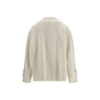 Chloé White Wool Oves Aries Coat