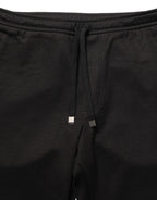 Dolce & Gabbana Black Wool Jogger Men Sweatpants Trouser Pants
