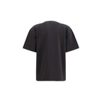 Ganni Black Cotton T-Shirt