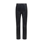 L'Agence Black Leather Pants