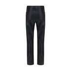 L'Agence Black Leather Pants