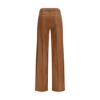 L'Agence Beige Cotton High-Waisted Jean