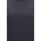 Ganni Black Cotton T-Shirt