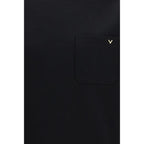 Valentino Black Cotton Sweatshirt