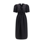 Ganni Black Cotton Casual Dress