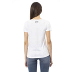 Trussardi Action White Cotton Women T-Shirt