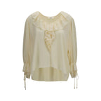 Chloé Beige Silk Blouse