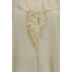 Chloé Beige Silk Blouse