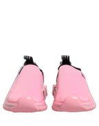 Dolce & Gabbana Pink Slip On Low Top Sorrento Sneakers Shoes