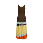 Fendi Multicolor Viscose Casual Dress