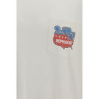 Represent White Cotton T-Shirt