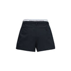 Alexander Wang Black Cotton Bermuda Shorts