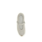 Miu Miu White Calf Leather Bos Taurus Ballet Flats
