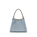 Fendi Blue Cotton Handbag