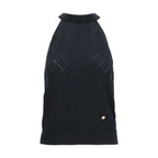 Balmain Black Wool Oves Aries Sleeveles T-Shirt
