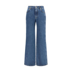 Balmain Blue Cotton Jeans Denim