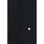 Balmain Black Wool Oves Aries Sleeveles Sweater