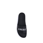 Amiri Black Rubber Flat Sandals
