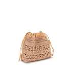 Chloé Beige Raffia Shoulder Bag