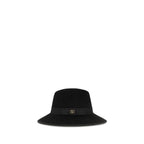 Valentino Garavani Black Cotton Fedora