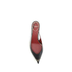 Valentino Garavani Black Calf Leather Bos Taurus High Heel Pumps