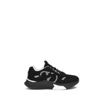 Valentino Garavani Black Polyester Athletic Sneakers