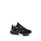 Valentino Garavani Black Polyester Athletic Sneakers