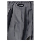 Miu Miu Gray Polyester Mini Skirt