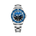 Bobroff Silver Stainless Steel Sport Watch