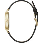 Furla Black Leather Dress Watch