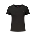 Tommy Hilfiger Black Cotton Women's T-Shirt