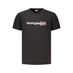 Tommy Hilfiger Black Cotton Men's T-Shirt