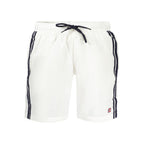 Norway 1963 White Polyamide Swim Shorts