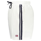 Norway 1963 White Polyamide Swim Shorts