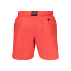 Norway 1963 Red Polyamide Men's Swim Boxer