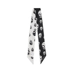 Alexander McQueen Black Silk Scarf