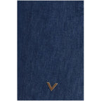 Valentino Blue Cotton Casual Dress
