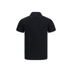 Balmain Black Cotton Polo Shirt