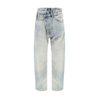 R13 Blue Cotton Straight-Leg Jeans