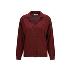 Miu Miu Bordeaux Wool Oves Aries Cardigan