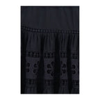 Charo Ruiz Black Cotton Casual Dress