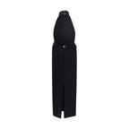 Khaite Black Polyester Cocktail Dress