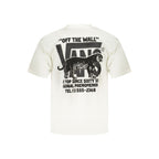 Vans White Cotton Men's T-Shirt
