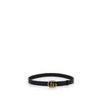 Gucci Black Calf Leather Bos Taurus Regular Belt