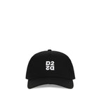 Dsquared² Black Cotton Cap (Baseball Hat)